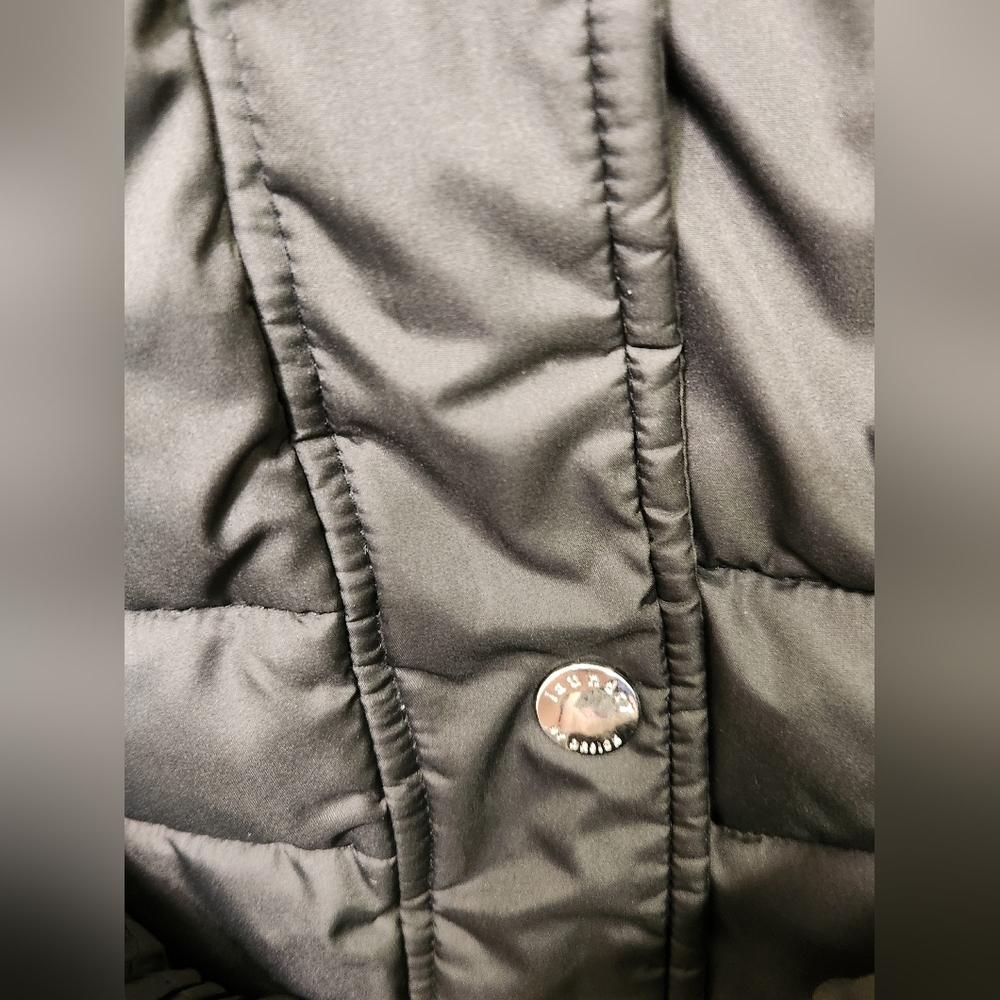 Y2K Laundry by Design Women's Black Outerwear Puffer Jacket Size M. #G10 - Picture 6 of 11
